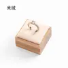 Soporte de Anillo de Bambú Natural Exhibidor de Joyería Accesorios para Exhibir Anillos de Joyería