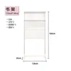 Estantería de Panel Perforado Ensamblaje Sin Taladro Herrajes Combinación de Estante de Escritorio Estantería Metálica de Piso Simple para el Hogar