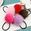 Anillo para el pelo de bola de pelo de imitación de conejo multicolor coreano al por mayor explosiones de Taobao fábrica directa de tocados accesorios para el cabello cuerda para tocado