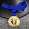 Medalla Personalización Creativa Juegos Deportivos Maratón Evento de Carrera Placa Metálica Personalizada Insignia Conmemorativa Chapada en Oro