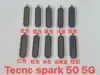 Película para Câmera de Celular Tecno Spark 50 Aplicável 5G Metal Oval Olho de Águia Ponto Diamante Película para Lente