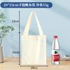 Bolsa de Cordón de Lona Bolsa de Almacenamiento de Arroz con Cordón Personalizada Empaque a Prueba de Polvo en Blanco Bolsa de Regalo Bolso de Lona Tote al por Mayor