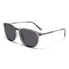 Óculos de Sol Clássicos Europeus e Americanos com Armação Oval Simples Moda Feminina Óculos Versáteis Armação de Plástico Masculina Haste de Metal Costura Óculos de Sol