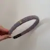 Diadema de estilo francés inspirada en Chanel de caña alta para mujer, Diadema estrecha de invierno, Nuevo accesorio para el cabello de moda 2025