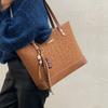 Bolsos de Alta Gama para Mujer 2025 Nuevos Bolsos de Hombro Retro Otoño e Invierno para el Trabajo y los Viajes Bolsos Tote de Gran Capacidad para Mujer