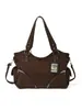 Bolsa de Gran Capacidad 2025 Invierno Nuevo Hombro Único Cruzada Bolsa de Equipaje para Viaje de Negocios Bolso de Mano Retro Casual para Mujer