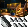 Luces Solares para Escaleras, Luces para Peldaños, Impermeables para Exteriores, Decoración de Pasillos, Luces para Jardín, Terraza, Escalones Frontales, Porche, Patio