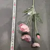 Ramo realista de flores artificiales de amapola para decoración de escenas, flores de amapola de alta gama para uso en bodas, flores artificiales