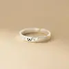 Anillo de Pareja de Plata Pura 999 Nalan Fresco y Dulce Estilo Ins Diseño Nicho Cachorro y Gato Esmaltado R03254