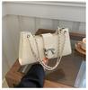 Moda Francesa Estilo Occidental 2024 Con Texto Lazo Nueva Cadena Bolso Cruzado Debajo del Brazo Bolso Bandolera Único Bolso Baguette