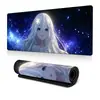 Mouse Pad Gato Preto Desenho Animado Extra Grande Profissional E-Sports Jogo Anime Bidimensional Teclado de Computador Pad Tapete de Mesa