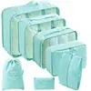 Conjunto de Bolsas de Armazenamento para Viagem Transfronteiriça com Sete ou Oito Peças, Bolsa de Armazenamento para Viagem de Negócios, Bolsa de Armazenamento de Grande Capacidade, Conjunto de Armazenamento à Prova d'Água