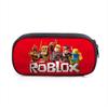 Novo estojo de lápis Roblox de camada única transfronteiriço, bolsa de papelaria quadrada vertical de poliéster Lele, bolsa de lápis infantil coreana