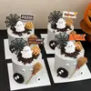 Decoraciones de Pastel de Fantasma Lindo para Halloween 2025 Adornos Dulce o Truco Feliz Fiesta Pequeña Bandera Insertable