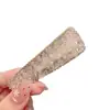 Presilha de Cabelo Triangular de Cristal Exquisita Ultra Brilhante para Franja Lateral, Piranha de Alta Qualidade Estilo Coreano, Acessório de Cabelo