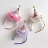 Acessórios de Cabelo de Pequena Princesa Festa de Aniversário Bolos Círculos de Cabelo Infantis para Meninas e Bebês Que Não Machucam o Cabelo, Adoráveis e Divertidos Headwear Criativos