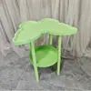 Borde de Mariposa Estilo Crema Adornos para Sala de Estar Decoración Retro Balcón Mesa de Café Simple Hogar Almacenamiento Creativo Mesita de Noche