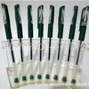 Suministro Pluma de Tinta Base Agua Verde Oscuro Publicidad Punta Redonda Pluma de Firma de Carbono Regalo Estándar Europeo Verde Oscuro 0.5 Pluma de Agua Neutra
