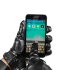 Luvas de Couro Novas para Outono e Inverno Femininas Inverno Novo Forradas com Lã Espessadas para Ciclismo ao Ar Livre Quentes Resistentes ao Vento Frio Onda de Frio Temperamento