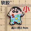 Crayon Shin Adesivo Suave PVC Acessórios Gancho para Carro Lixeira de Carro Pasta Decorativa Buraco Sapatos Chinelos Flor
