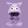 Gorro de Bebé Bufanda de Otoño e Invierno para Niños y Niñas Gorro de Peluche de Oso Todo en Uno Gorro de Peluche de Dibujos Animados Lindo de Invierno para Niños