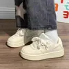 Zapatos Blancos Ligeros de Suela Gruesa para Mujer 2026 Nuevos Zapatos Versátiles de Verano para Estudiantes Zapatillas Casuales Originales de Nicho Ins
