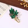 Broche retro europeu e americano atacado alta qualidade moda liga strass pino terno vestido festa floral corsage acessórios