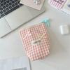 57121 Bolsa de Almacenamiento con Lazo de Cuadros Frescos, Neceser, Bolsa de Tocador de Viaje de Gran Capacidad para Guardar Cosméticos y Artículos Varios