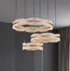 Lámpara acrílica minimalista italiana moderna para sala de estar, dormitorio, estudio, simple y elegante, lujo ligero, creativa de alta gama para comedor, vestíbulo