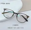 Nuevas Gafas del Mismo Estilo de Karin Gafas Cuadradas Ultraligeras Montura de Titanio para Mujer Montura con Proceso de Electrochapado IP Montura de Gafas
