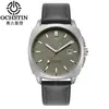 Augusten Reloj Mecánico Completamente Nuevo para Hombre Correa de Cuero Luminoso Automático Completo Reloj Casual para Hombre