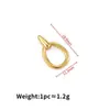 Acero Inoxidable Hebilla Ot Nudosa Joyería DIY Accesorios para Collar Pulsera Moda Forma Especial Hebilla de Conexión Hebilla de Acabado Accesorios Material
