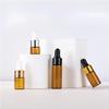 Frasco pequeno do conta-gotas marrom 5ml Frasco pequeno marrom do óleo essencial 3ml sub-frasco cosmético 2ml frasco pequeno
