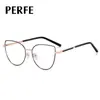 81510 nuevo marco de gafas de metal fino de moda fábrica de comercio exterior en stock gafas para miopía al por mayor se pueden combinar