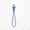 Corda de Pulso Trançada Paracord de Sete Fios Gancho Triangular Fivela de Engate Rápido Chaveiro Corda Anti-Perda para Exterior Fivela de Acampamento
