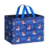 Sacolas de Presente Amazon em Estoque Transfronteiriças, Novas Sacolas Tote de Tecido Não Tecido de Natal, Sacolas de Embalagem para Véspera de Natal