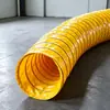 Duto de ar de esqueleto para mineração é resistente ao puxão, antienvelhecimento, à prova d'água, à prova de umidade, fornece ventilação de longa distância com baixa perda e possui um design de pressão negativa