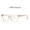 Nuevas Gafas de Comercio Exterior Tr90 Retro Ojo de Gato Anti-Luz Azul Moda Marco de Lente Transparente con Inserto de Pin Gafas de Montura Completa