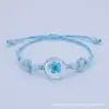 Venta directa de fábrica de nuevas pulseras de cuentas de cerámica Jingde de flor de cerezo y narciso, pulseras tejidas a mano con cuentas y accesorios