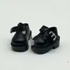 6 zapatos BJD zapatos para muñeca de 30cm zapatos planos cuero brillante 4.7cm x 2.5cm zapatos casuales