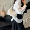 Nuevo bolso de moda para la axila de principios de otoño de 2026, bolso de mano estilo coreano, cuero suave, alto atractivo estético, bolso de albóndiga de nicho para mujer