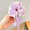 Scrunchies infantiles dulces que no dañan el cabello, coleteros de alta gama para niñas, gomas elásticas para el cabello, accesorios para el cabello y adornos para el cabello