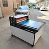 Máquina de achatar com rolo de borracha tudo incluído compactador de papelão com cola sobreposta máquina de achatar nervuras de pressão de livros para fábrica de impressão