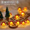 Cordão de Luz Decorativa de Natal LED Transfronteiriço Papai Noel Chapéu Preto Luz Floco de Neve Lanterna Decorativa Cabeça de Veado com Luz Lanterna