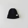Sombrero Infantil de Un Panel Otoño e Invierno Sombrero de Lana Tejido para Niño Invierno Estilo Occidental para Niña Gorro Cálido Tipo Jersey para Bebé