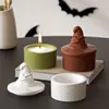 Resina Epoxi Cristal Yeso Sombrero de Mago Cuadros Taza de Almacenamiento Taza para Velas Adorno Molde de Silicona Venta al por Mayor