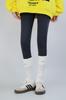 Calcetines blancos de felpa para mujer, calcetines de punto para primavera y otoño, medias para niños, calentadores de piernas y2k, otoño e invierno, con botas de nieve, calcetines cálidos