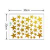 Pegatinas de Pared de Comercio Exterior Fan Xi Simples de Color Sólido Estrellas Decoración de Pared para Habitación de Niños Pegatina Autoadhesiva 315042