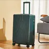 Maleta de Viaje 2025 Modelo Nuevo para Estudiantes Mujeres, Maleta de Viaje de Gran Capacidad con Gancho, Candado de Contraseña, Maleta de Carrito Resistente, Maleta de Cuero Duradera