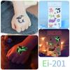 Ricklon Suministro Transfronterizo Luminoso Tatuajes Marinos Pegatinas Niños Sirena Dibujos Animados Pegatinas de Tatuajes Venta al por Mayor